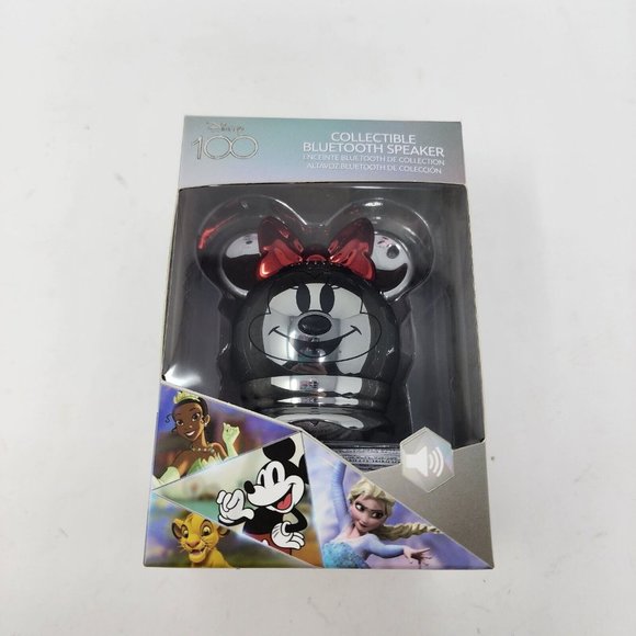 Disney 100 Minnie Mouse Bitty Boomers Mini Collectible Bluetooth Speaker New - Picture 6 of 10